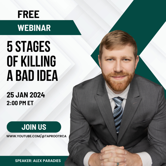 Picture of (FREE WEBINAR) 5 Stages of Killing a Bad Idea