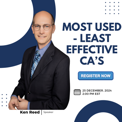 Picture of (FREE WEBINAR) Most Used - Least Effective CAs