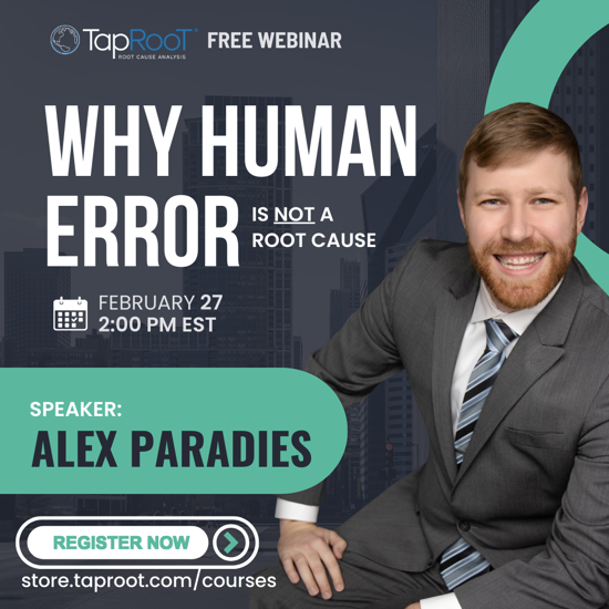 Picture of (FREE WEBINAR) Why Human Error is NOT a Root Cause