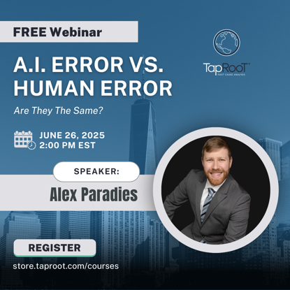 Picture of (FREE WEBINAR) AI Error Vs Human Error: Are They the Same?